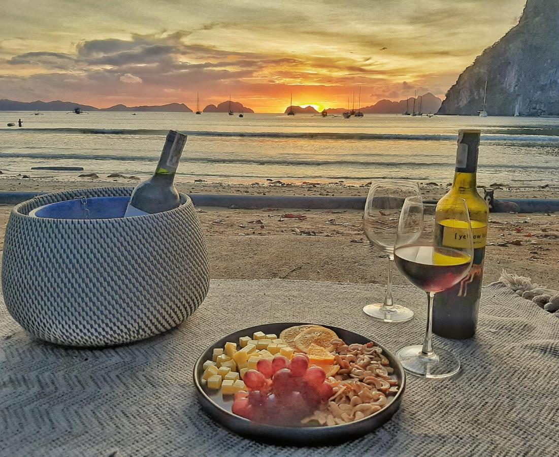 Maligaya Beach Bungalows El Nido Kültér fotó